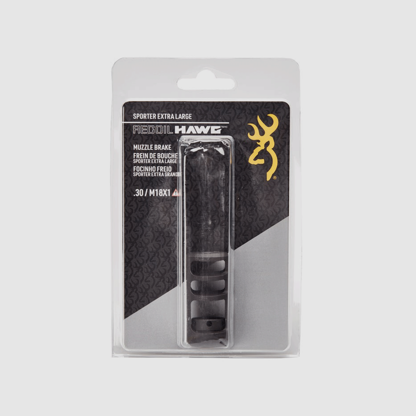 BROWNING – MUZZLE BRAKE SPORTER EXTRA LARGE HAWG .30/M18X1, image 4 of 4