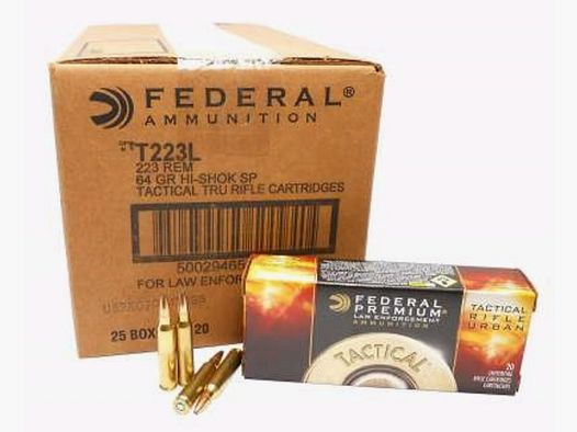 Federal TRU (Tactical Rifle Urban) .223 Rem. 64GR SP 20 nabojów