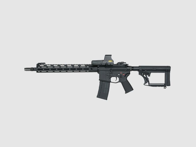 Schulterstütze für M 4 / AR 15 Modelle in Schwarz