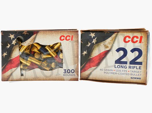 CCI PATRIOT RED WHITE BLUE 40G(CARTOUCHE A BALLE)