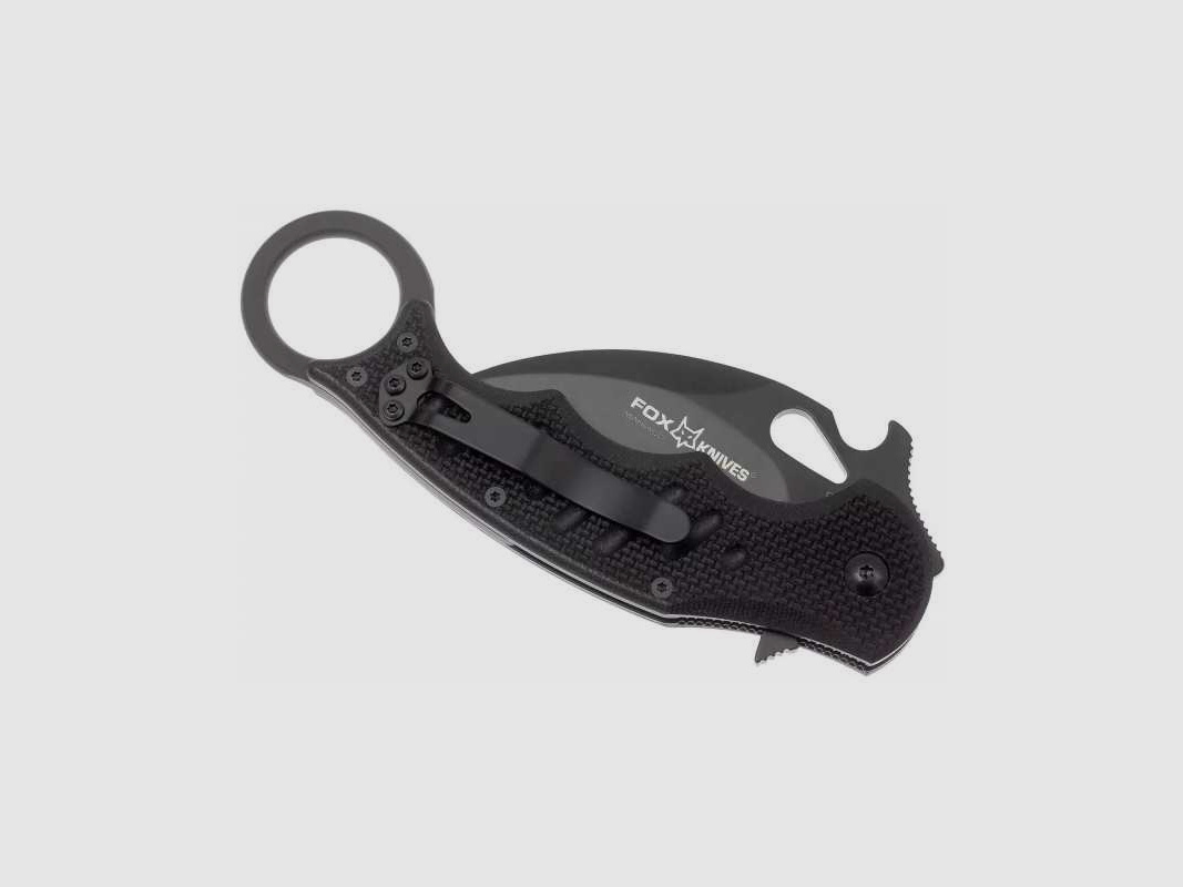 Fox Taschenmesser Karambit G10 Black