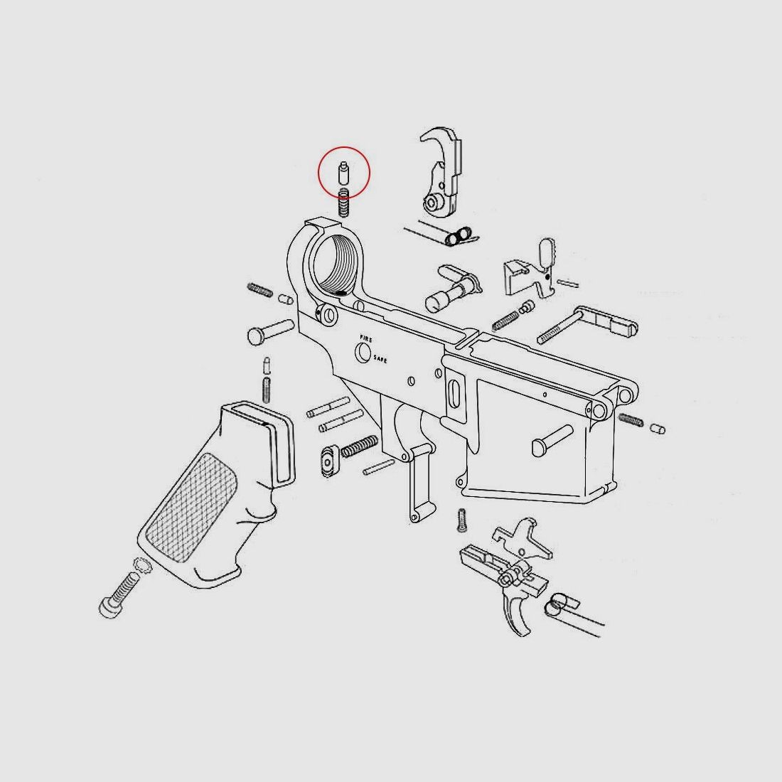 Eemann Tech Buffer Retainer for AR-15, image 3 of 3