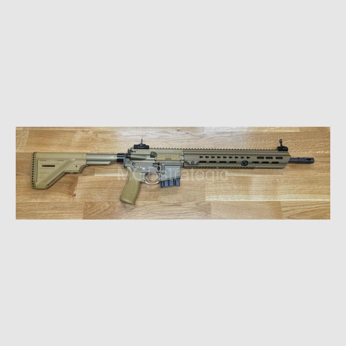 Heckler & Koch MR223 A3 Slim-Line 16,5" Lauf - halbautom. Büchse .223Rem langer Handschutz - Farbe sandfarben - sportlich zugelassen!