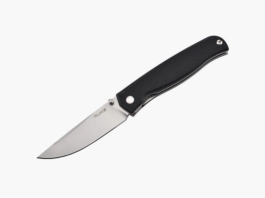 RUIKE P661B MESSER G10 SCHWARZ DROP POINT Klinge