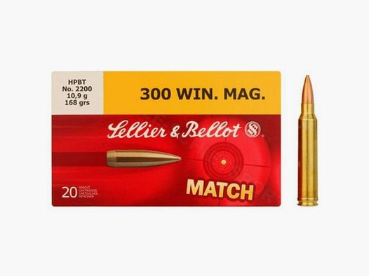 SELLIER CARICHE 300 WIN MAG 168 GR