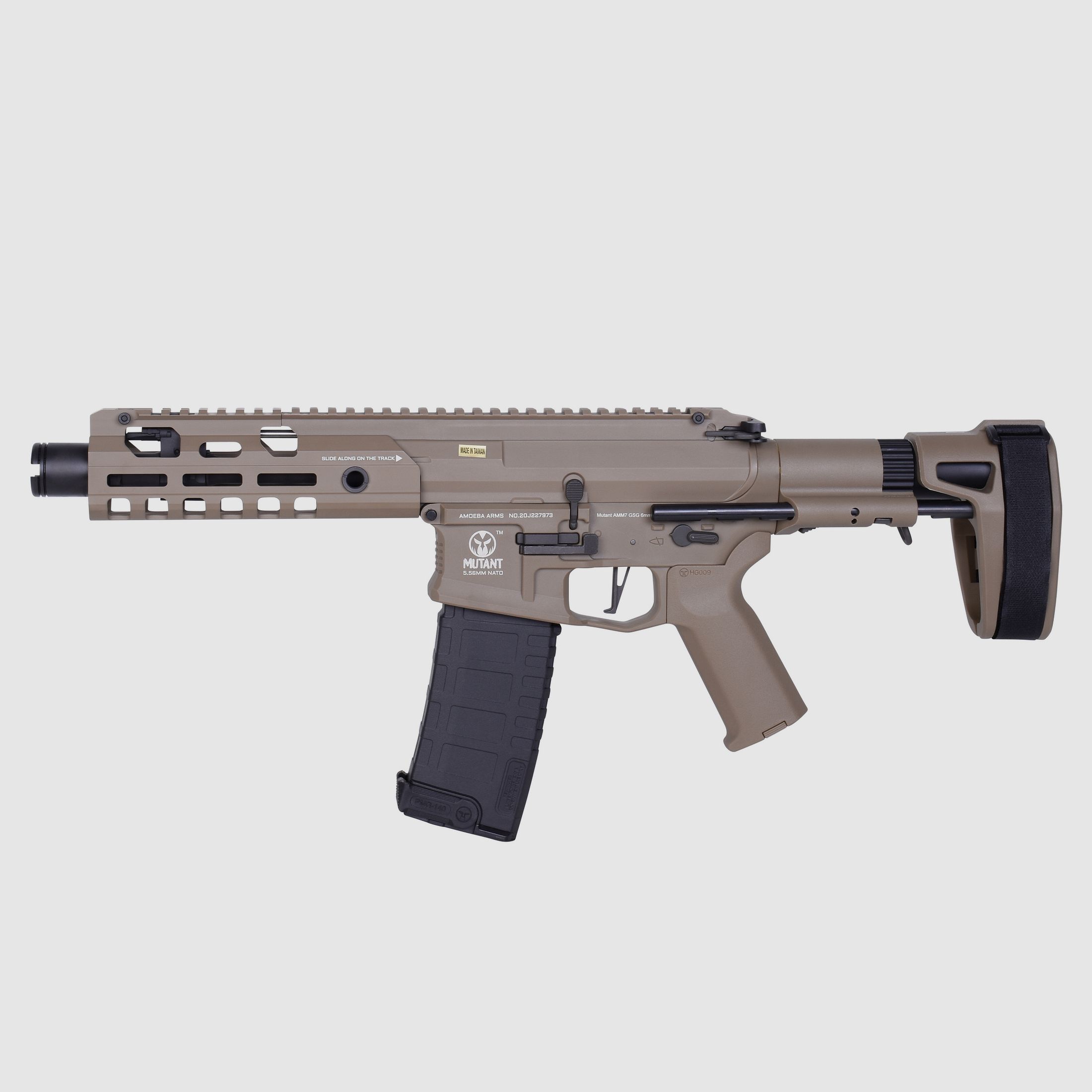 Ares Amoeba Mutant AMM7 Dark Earth 6mm - Airsoft S-AEG