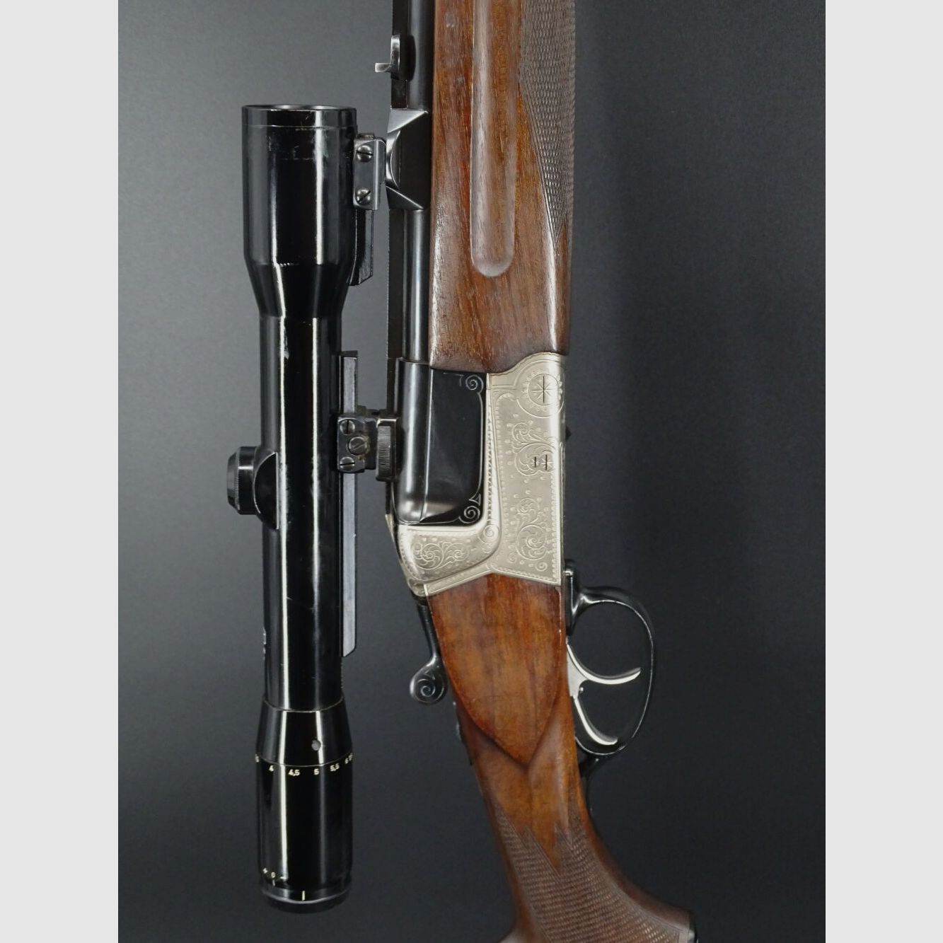 Krieghoff Teck dubeltowa karabina kaliber .458 Win Mag z wyrzutnikami Zeiss 1.5-6x38 Teck