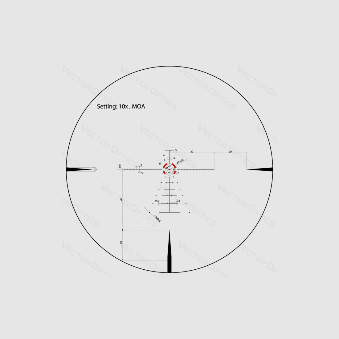 Visor Vector Optics Constantine 1-10x24, imagen 5 de 6
