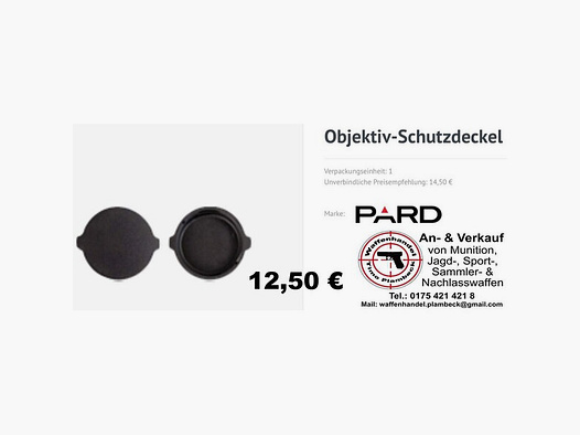 PARD Objektiv-Schutzdeckel für NV007 und NV007A aus Gummi