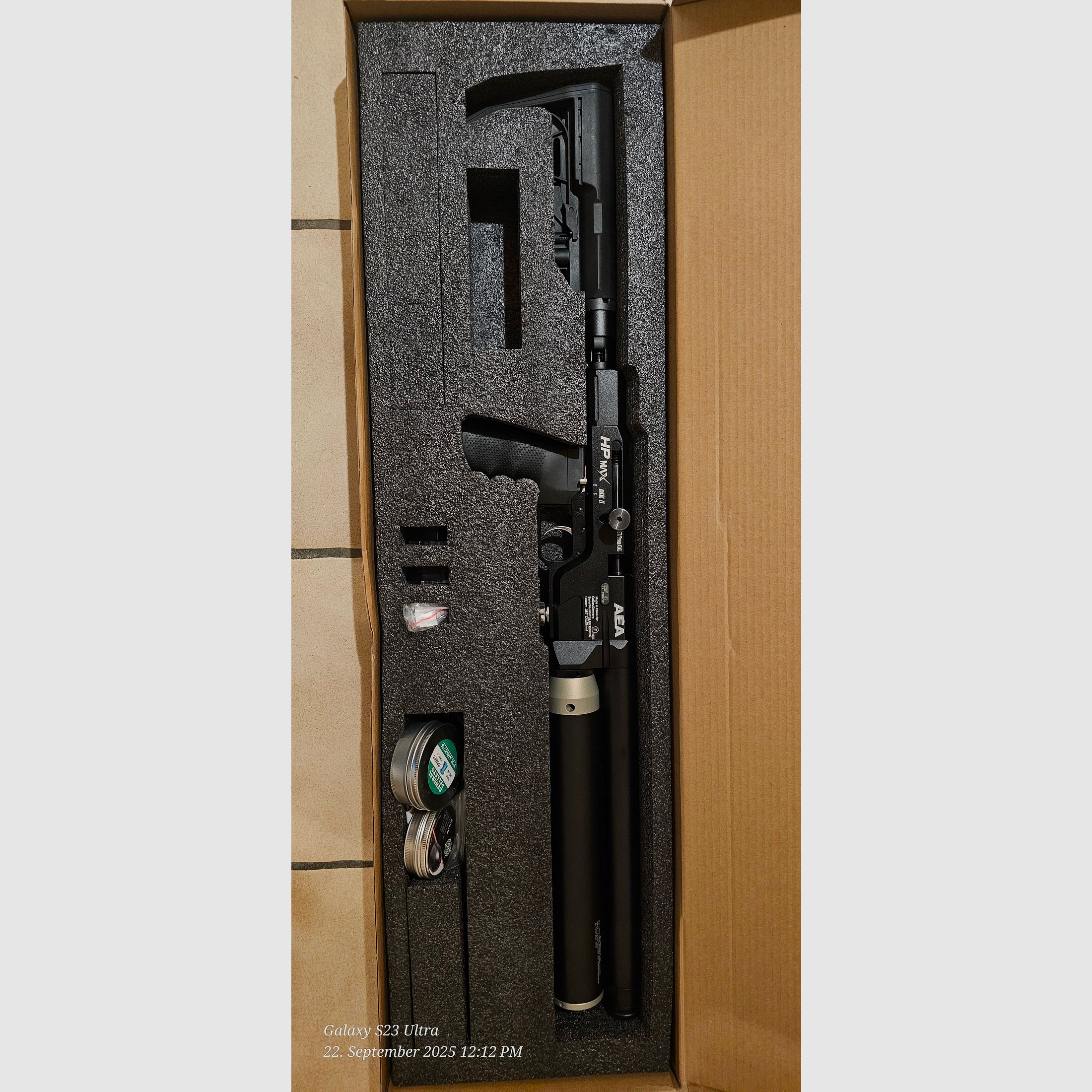 AEA Hp Max MK 2 + kompresor Tuxing i czerwona osłona Dod