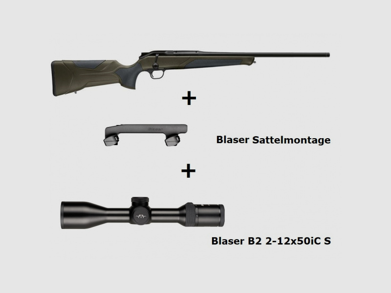 Blaser R8 Professional 2.0 (dark olive) + ... / Komplettpaket