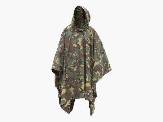 Poncho de pluie de l'armée néerlandaise camouflé d'occasion