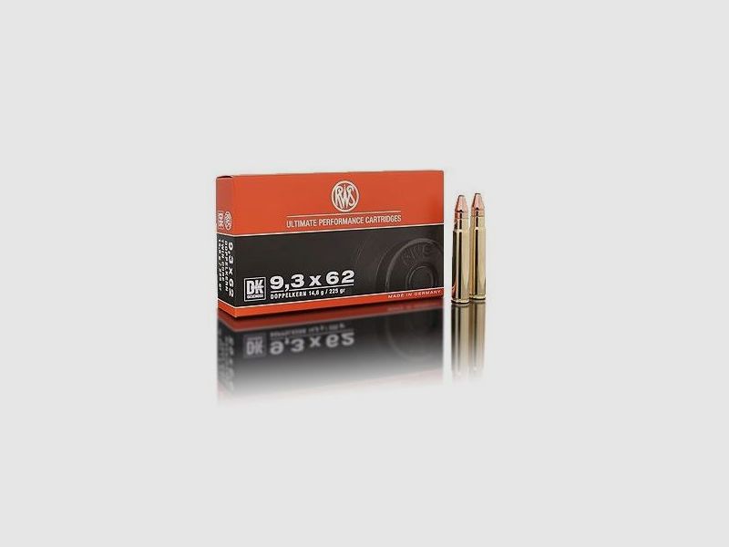 RWS 9,3X62 DK 14,6 g Büchsenmunition
