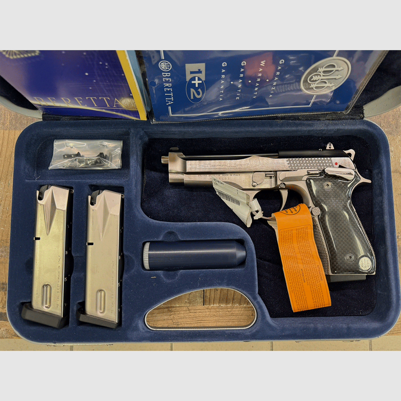 NUOVA – PISTOLA – BERETTA MOD. BILLENNIUM SERIE LIMITATA cal. 9×21, immagine 8 di 9