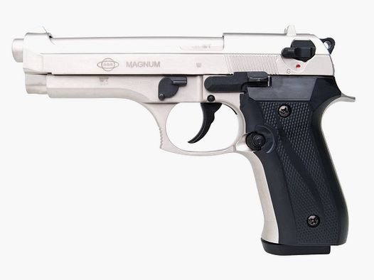 Ekol Firat Magnum 92 Nickel 9 mm P.A.K Blank Firing Pistol METAL