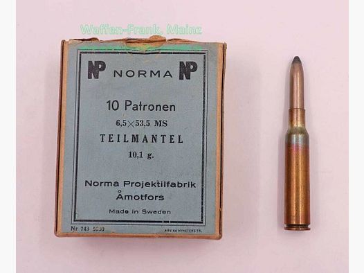 Norma Büchsenpatronen 6,5x54MS(6,5x53,5)