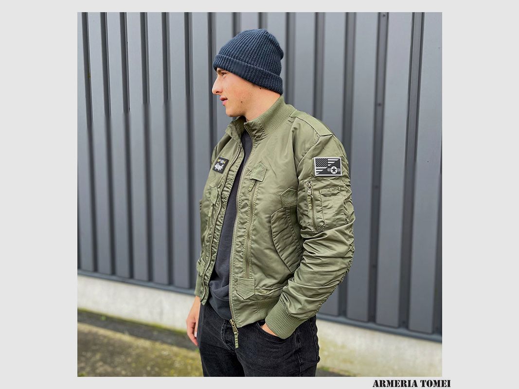 FOSTEX GARMENTS – FLUGJACKE F-35 GRÜN, Bild 5 von 7