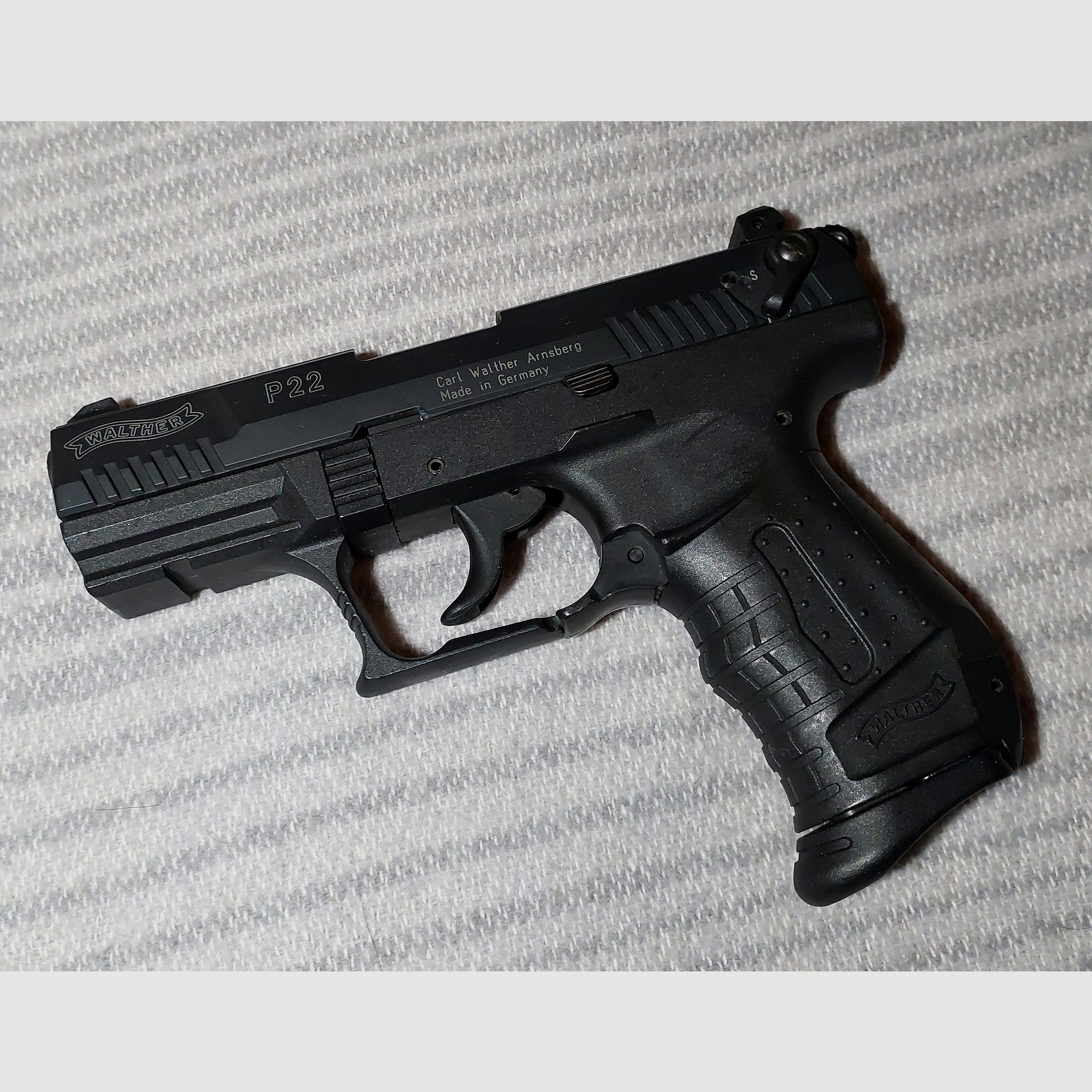 Walther P22 (P 22 Classic) Schreckschuss Pistole 9mm P.A.K. schwarz (PTB 778)