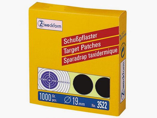 Zweckform Schusspflaster schwarz
