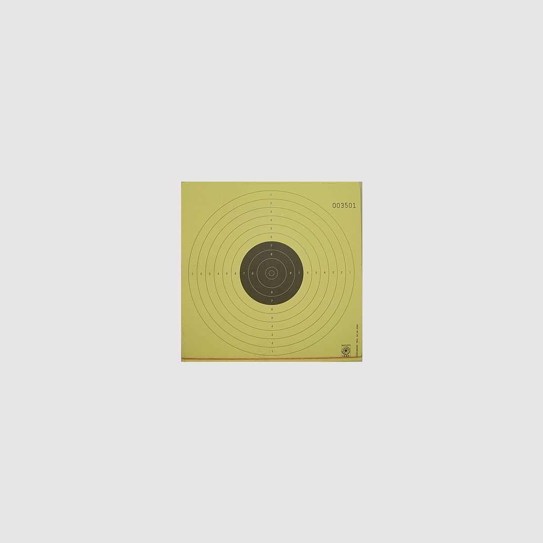 LP-Scheibe 17x17cm - 10er- Ring,ungeschlitzt 250Stk