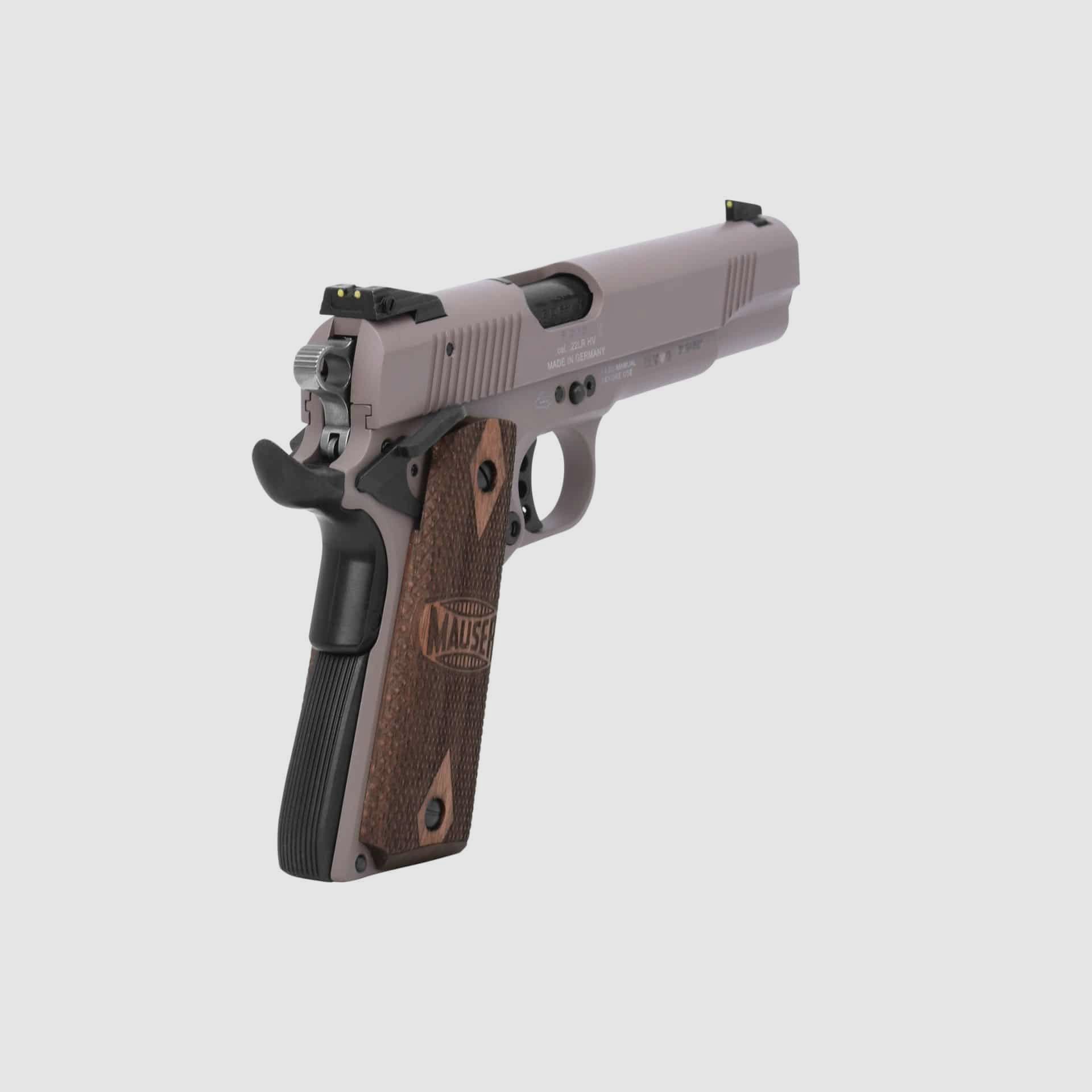 Mauser 1911 US TAN 5″ – Walnuss – .22lr., Bild 2 von 5