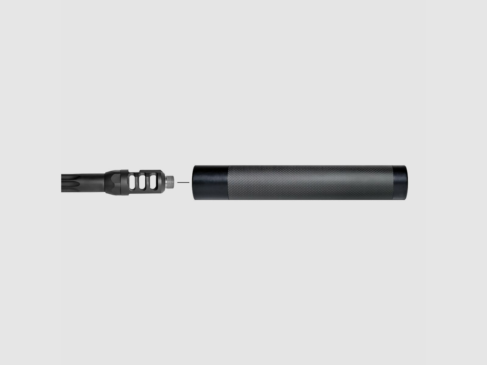 Voere End-Barrel Schalldämpfer Sport mit Aufnahme für Voere Match Mündungsbremse – ab Kal. .308, Bild 4 von 4