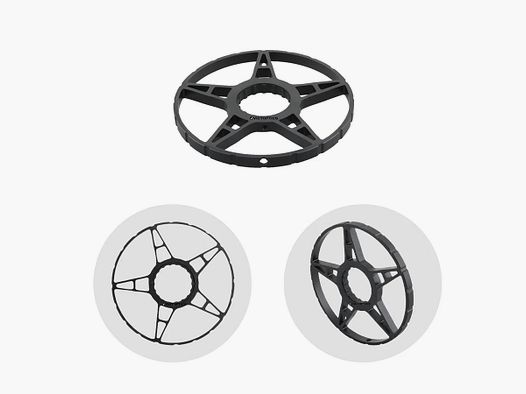 VictOptics SCCON-S4 Parallaxewiel – 100 mm voor S4