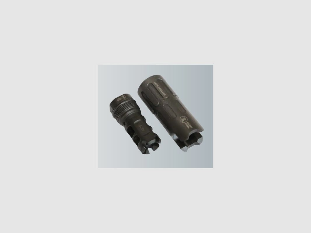 Silent Steel Tactical Package Compact Streamer stainless steel body + Flow suppression unit 5.56 Black, Bild 8 von 9