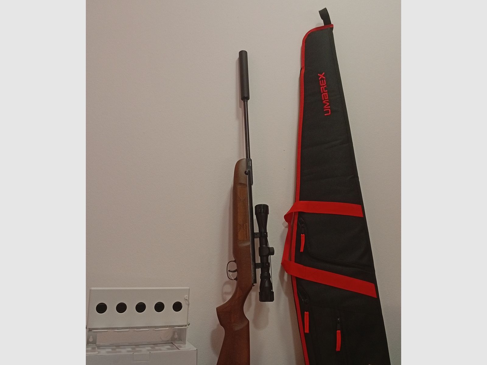 Air rifle set Weihrauch HW 50 M/II, silencer, scope - Completely NEW and in original packaging -