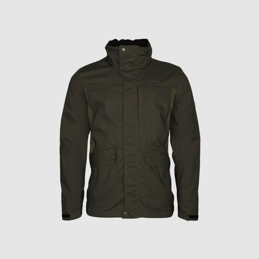 Pinewood Herren Jacke Finnveden Trail Hybrid Dark Olive/Earth Brown