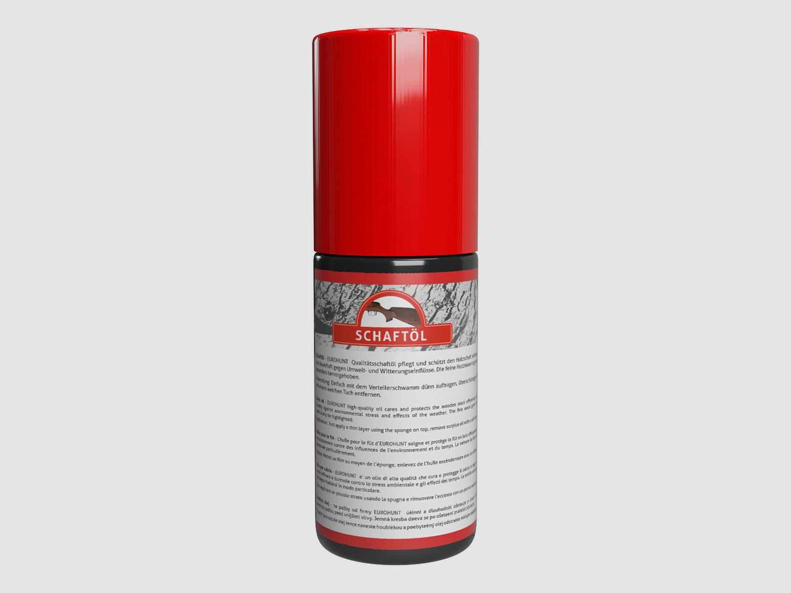 Olio per calci con spugna applicatrice, marrone chiaro, 50 ml, immagine 1 di 2