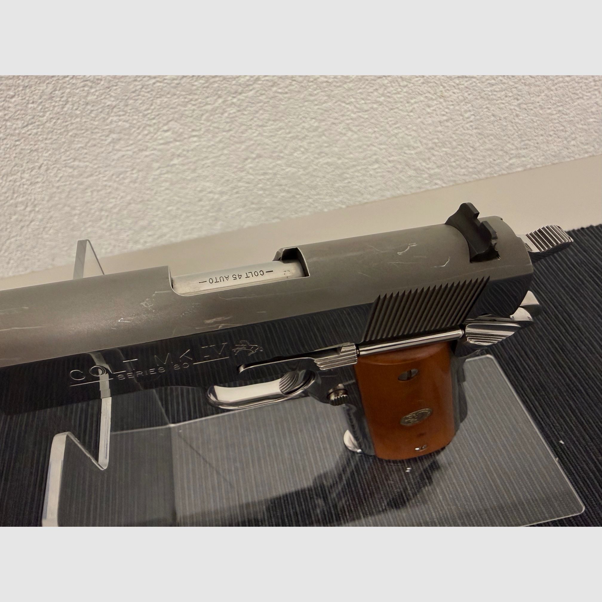 Colt MK IV Series 80 1911 Government in Chrom Kaliber .45Auto  ACP sehr selten!