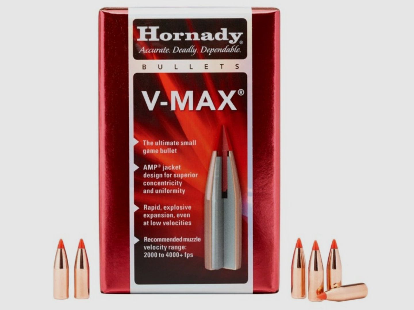 Hornady V-MAX .224 60 gr | Varmint bullet #22281