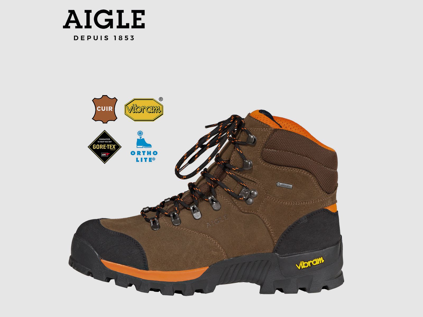 AIGLE Altavio Mid GTX® - GORE-TEX® scarponcino da montagna impermeabile, immagine 1 di 3