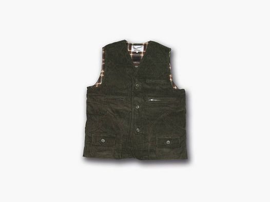 Patton vest in padded velvet