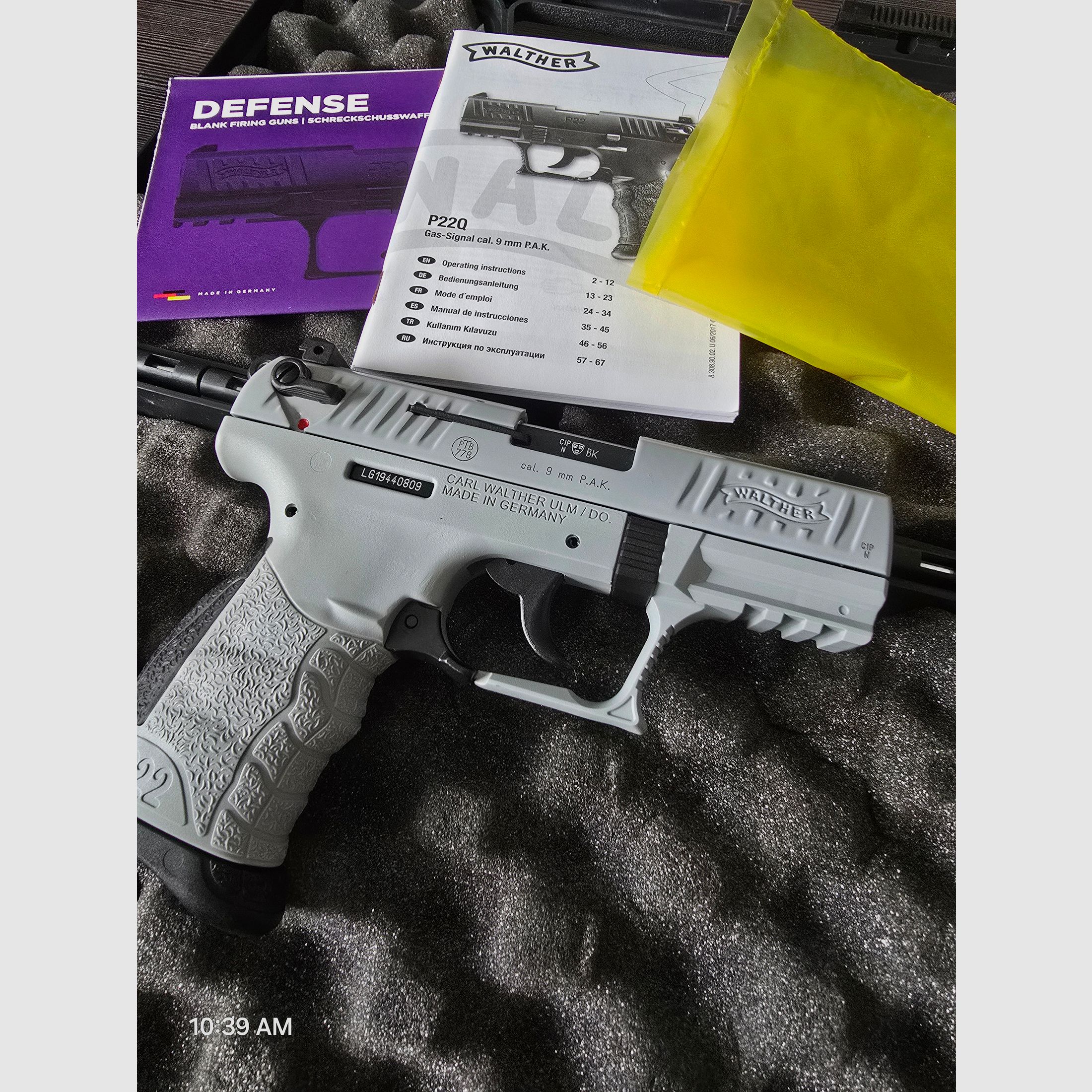 Walther P22Q Concrate Neu