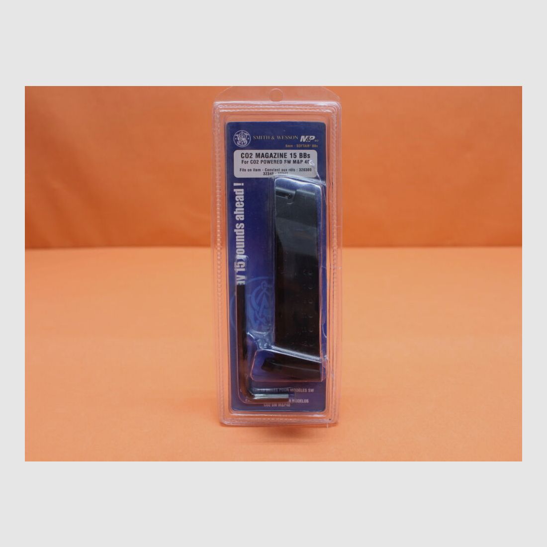 Cybergun Magazine Smith & Wesson ® S&W M&P40 Airsoft CO2, 6mm BB, 15 colpi