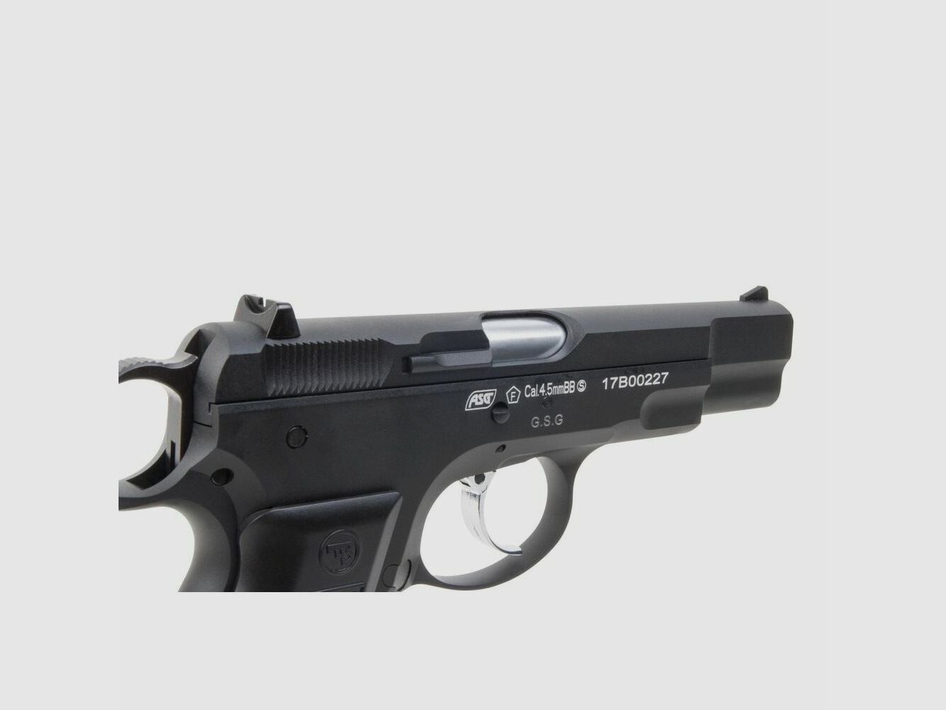 CZ 75 Schwarz 4,5mm BB Druckluft Co2 BlowBack