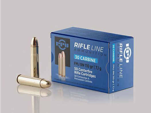 PRVI Partizan VM RN/FMJ RN 7.1g/110grs, 50 pcs .30 Carbine