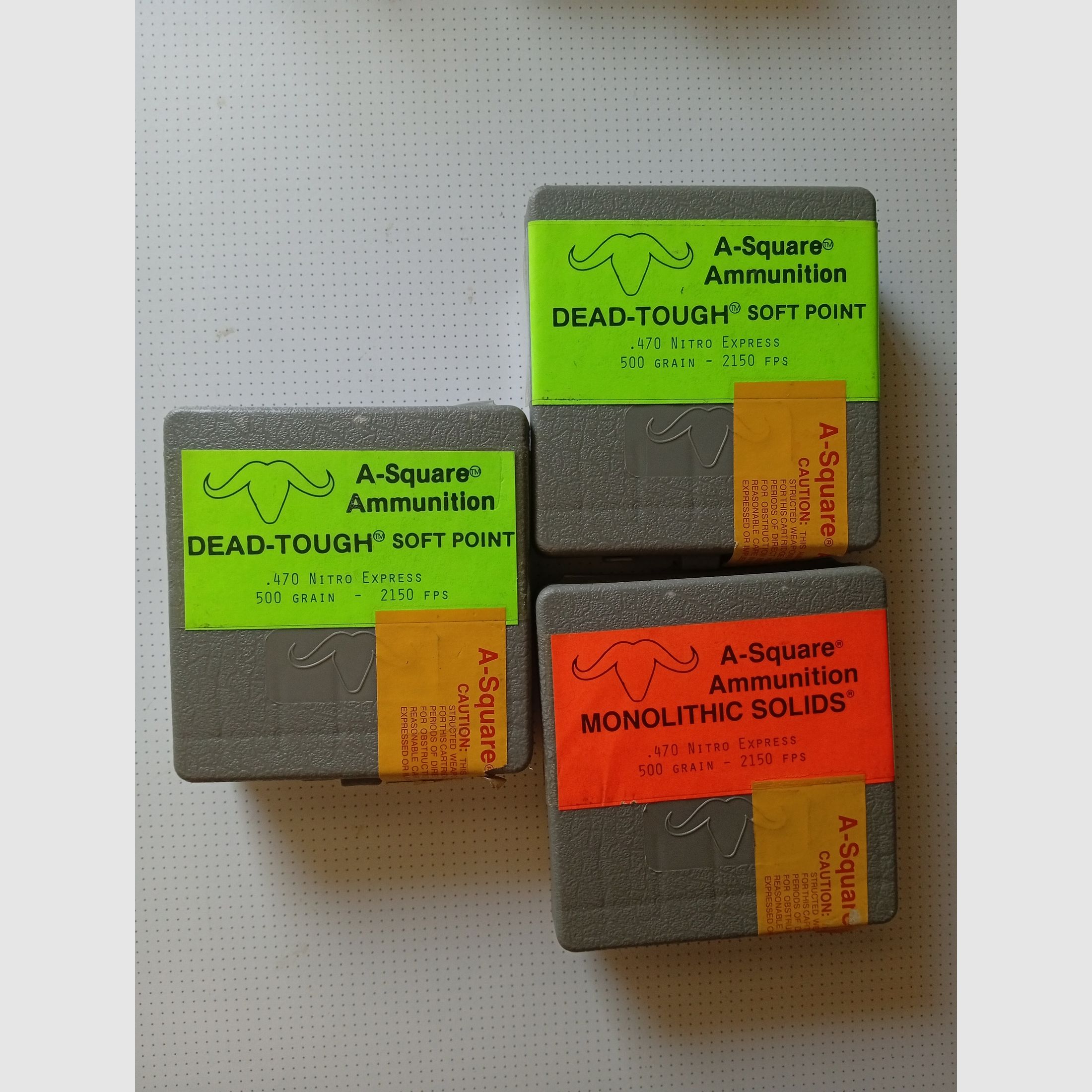 .470 Nitro Express cartouches