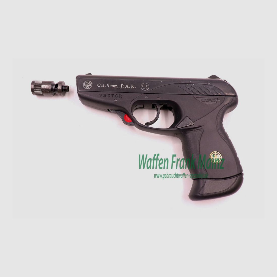 Röhm - Sontheim/Brenz Mod. Vektor 9mmP.A.K., Bild 2 von 3