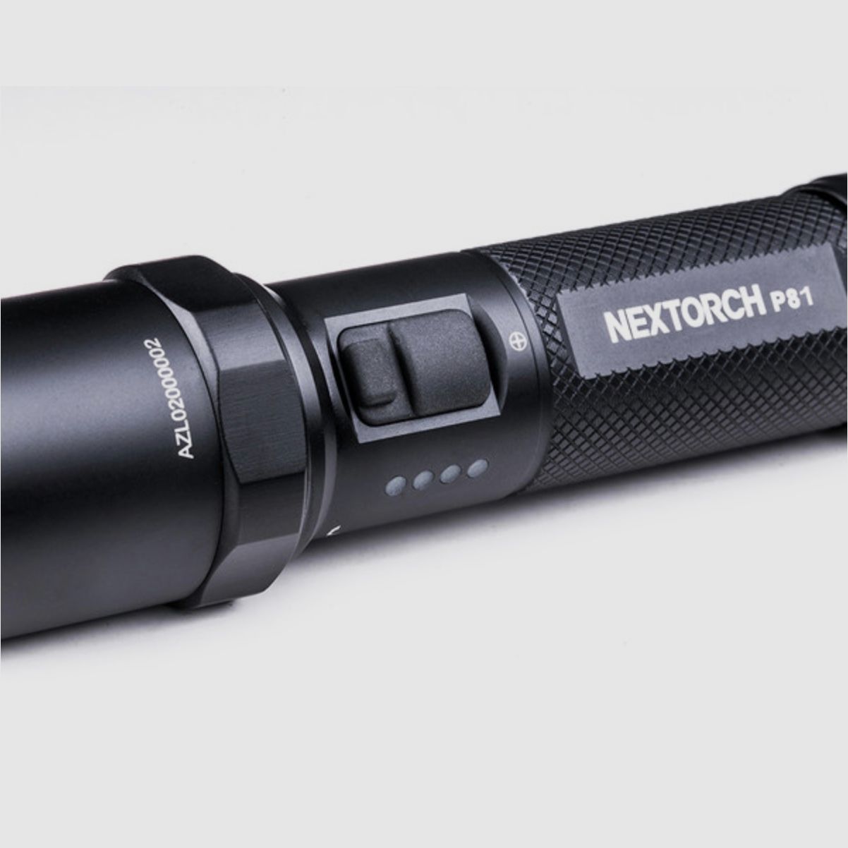 NEXTORCH P81 2,600 Lumen tactical LED flashlight, USB-C rechargeable function, glass breaker