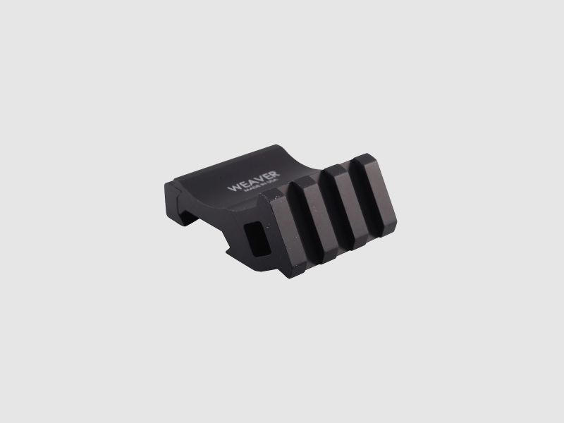 Weaver Tactical Offset Picatinny Accessory Rail matte black