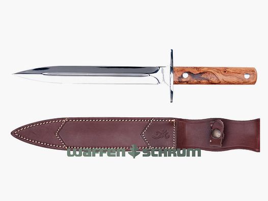 Cuchillo de caza Browning Dagger de madera de olivo