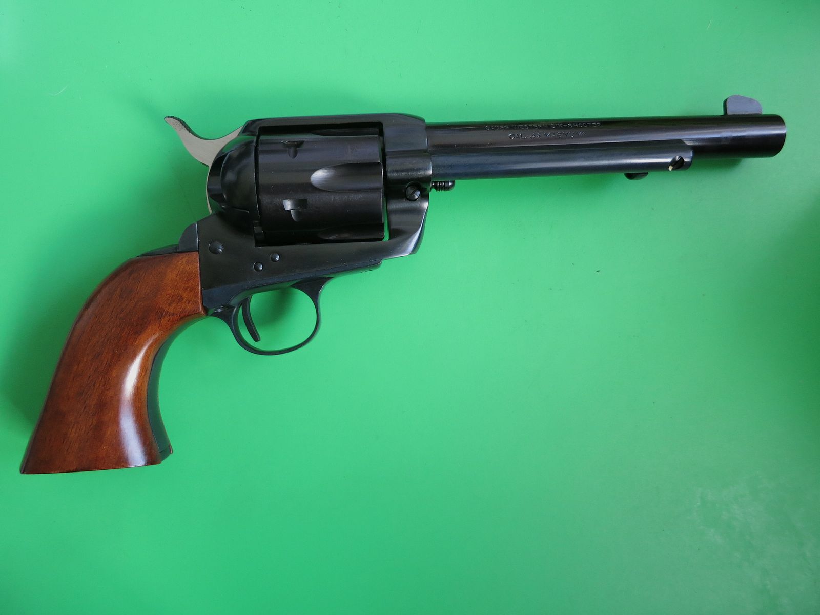 Western revolver, FJ. P. Sauer & Sohn, Western six-shooter, .44 RemMag, collector's condition #65, image 7 of 13