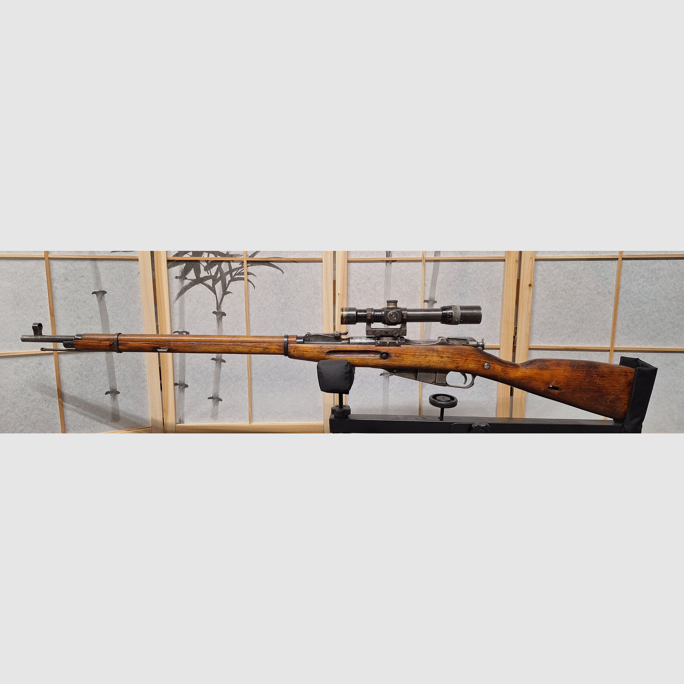 Mosin Nagant Tula 1935 PE Francotirador con montaje Smirnskiy 7,62x54R
