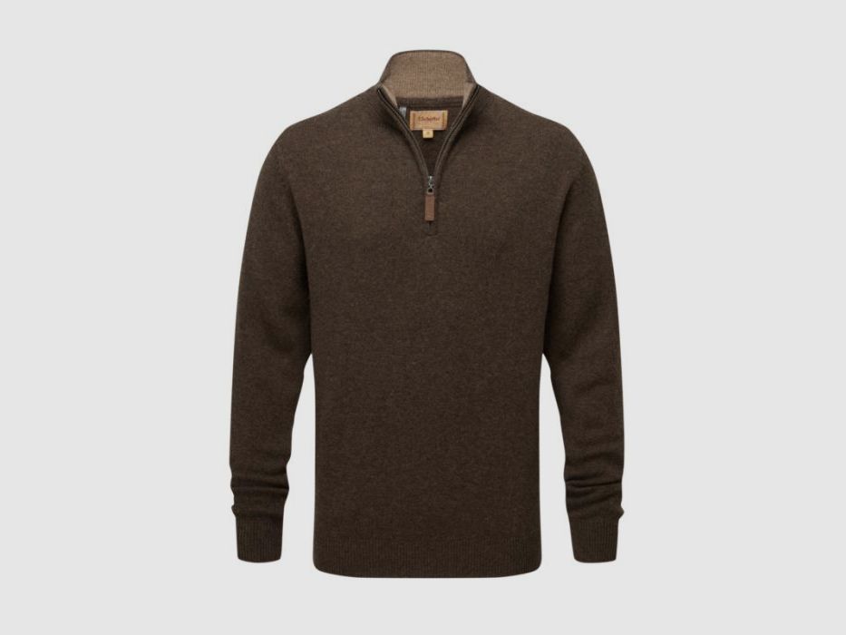 Schöffel H-Pullover Lewis with Zip | chocolate, image 1 of 12