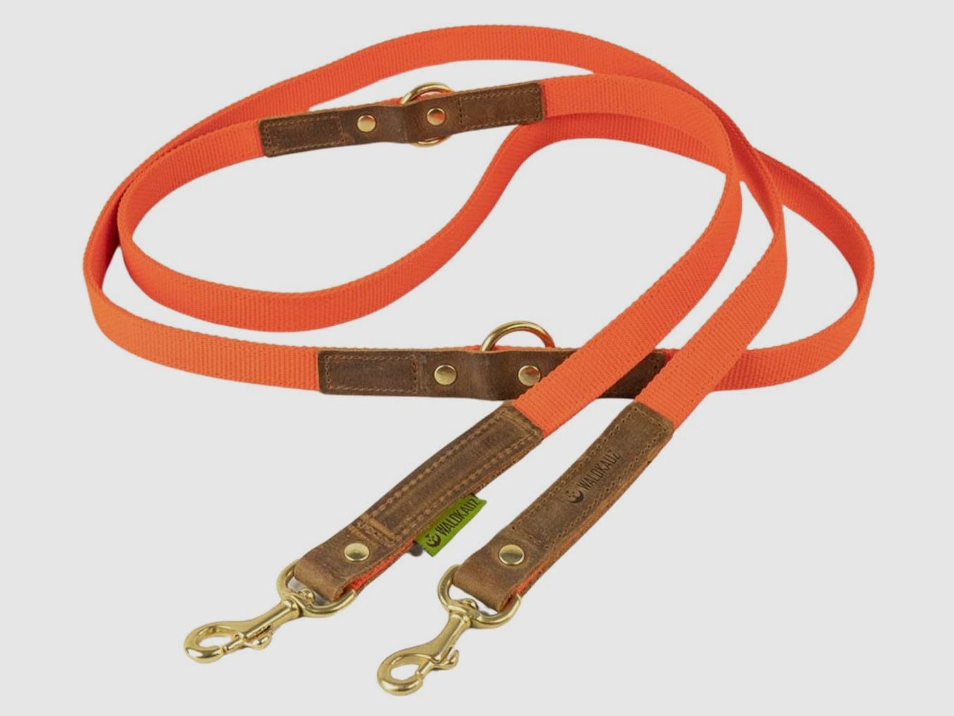 Waldkauz Umhängeleine ''Schlendrian'' / Länge 250cm Orange