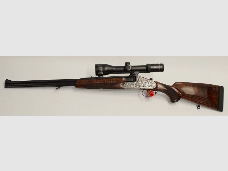 Heym Bergstutzen Mod. 55 zijwaarts met Zeiss HT 2,5-10x50