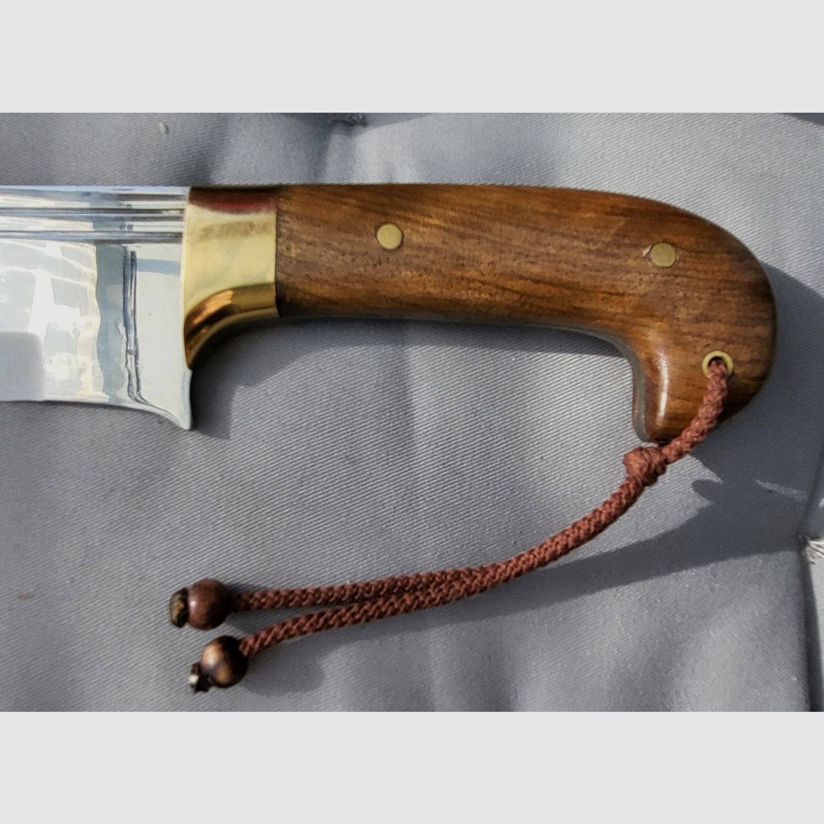 Grosses Hiebmesser, 37cm lange rostfreie Klinge, fast neuwertig